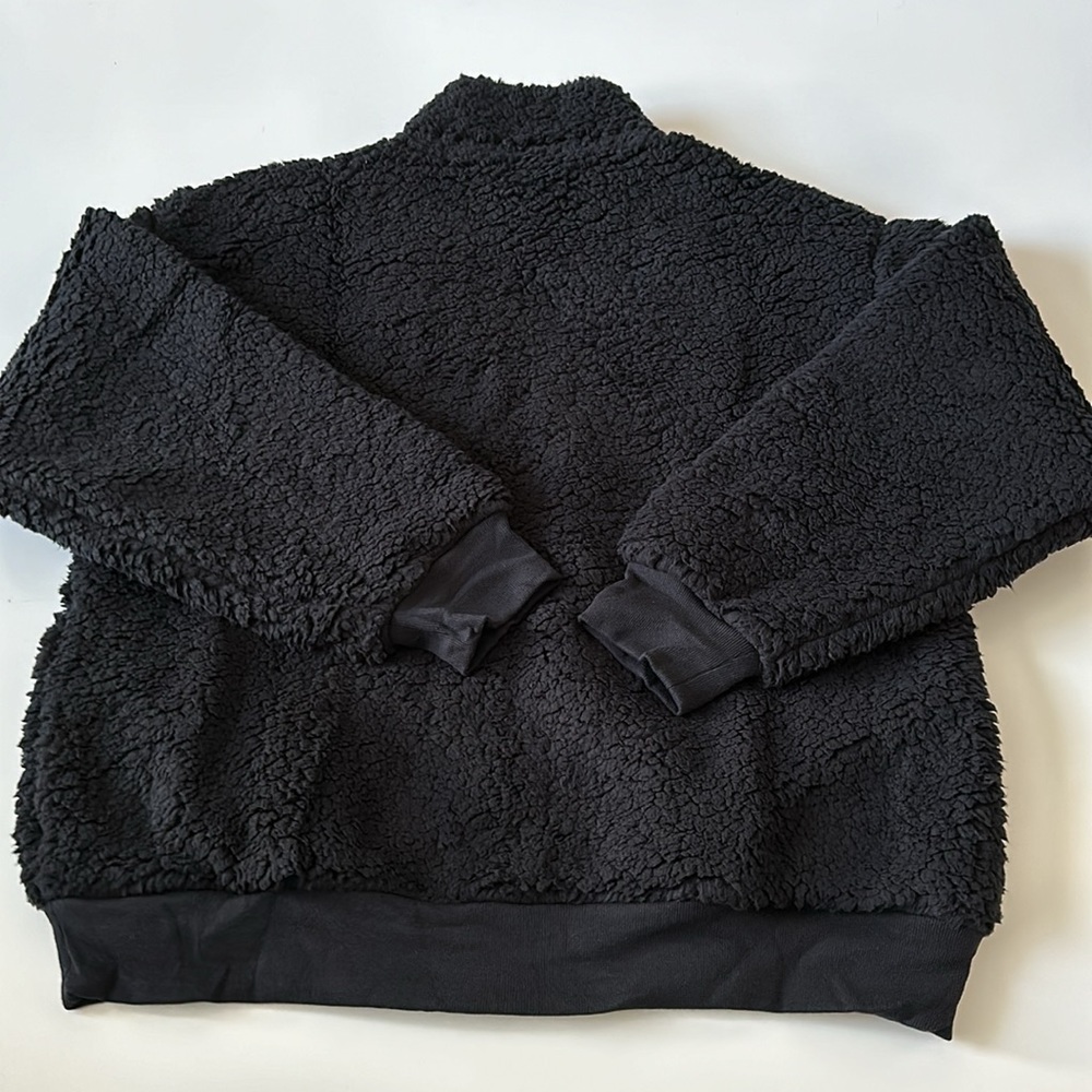 VICTORIA'S SECRET Cozy Fleece Full-Zip Mock Neck Jacket Size L - Picture 3 of 12